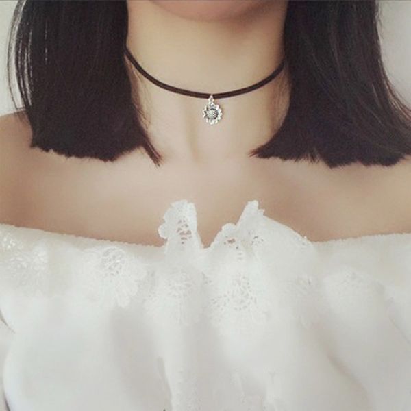 

fashion jewelry accessories bohemia moon heart star elephant silver color chokers necklace gift for couple girl