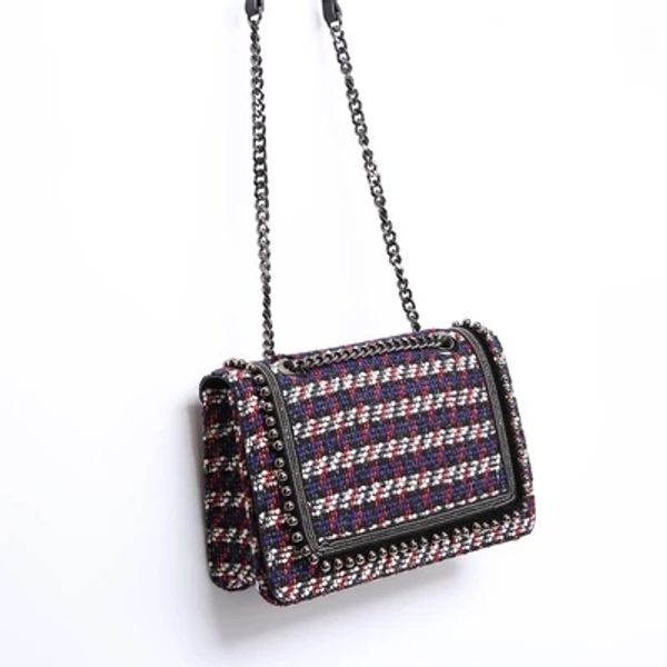 

winter vintage messenger bags women ladies korean style fashion elegant plaid belt mini shoulder bag crossbody bags