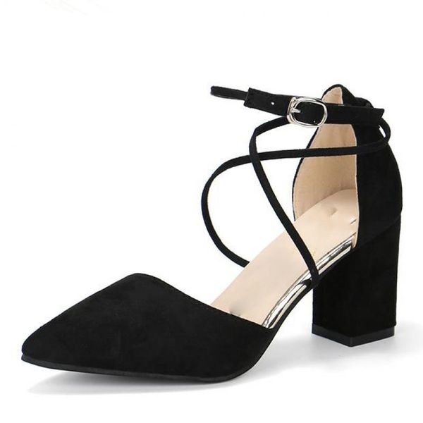 

Gladiator Sandals Women Shoes Sexy Pointed Toe Pumps Womens Green Ladies Shoe Zapatos High Heels Wedding, Black