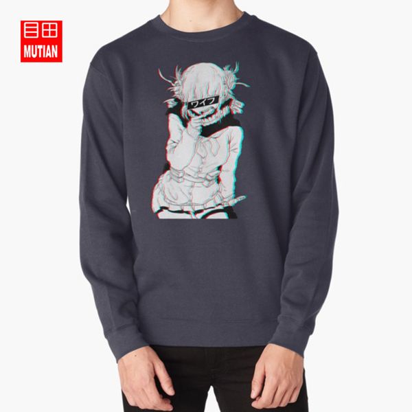 

тога не химико сумасшедший злодей waifu v2 толстовка толстовка тога химико deku kacchan boku не герой научных кругов boku не герой, Black