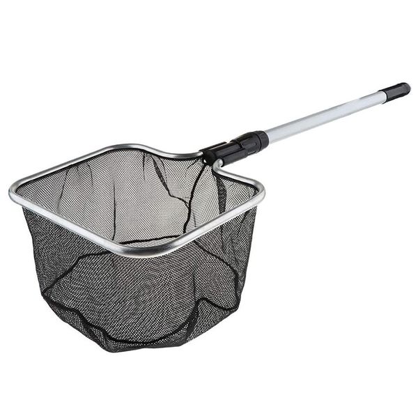 

aluminum alloy fish shrimp skimming net fine mesh with extendable long handle fishing net for aquarium fish tank