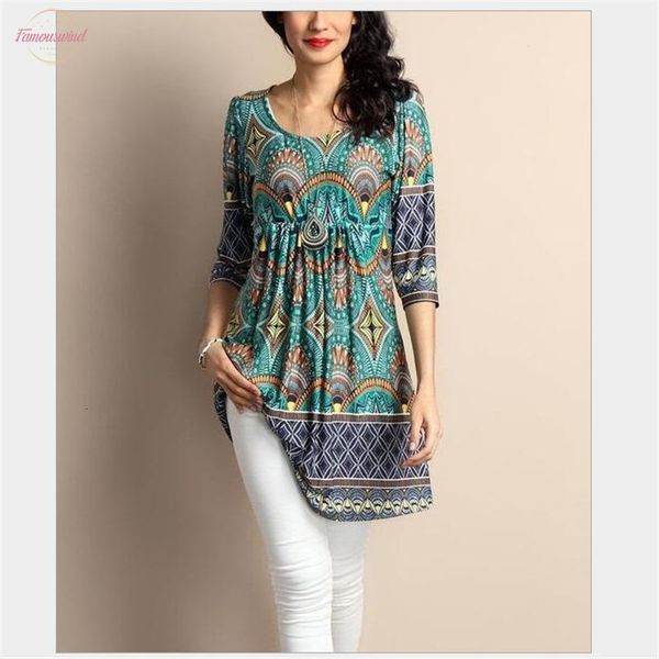 

s 5xl big size 2020 autumn fashion women casual shirts female vintage print long t shirt plus size loose women, White