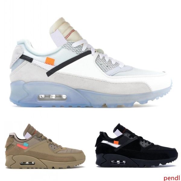 

90 desert ore mens designer shoes black white running shoes men women 90s sports sneakers size 36-44