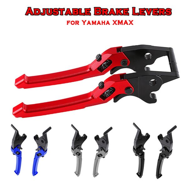 

motorcycle 3d cnc aluminum alloy adjustable brake levers for yamaha xmax 300 motorcycle 3d cnc aluminum alloy adjustable