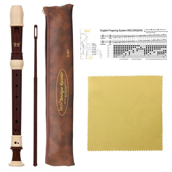 

irin abs recorder soprano clarinet long flute baroque recorder fingering musical instrument accessories beginner