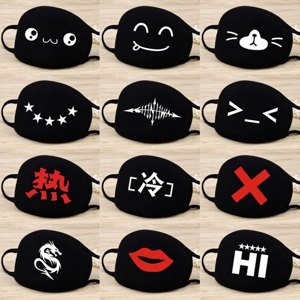 

2019 new winter warm thickening mouth mask cotton warm dust respirator fashion black face masks women cycling anti-dust