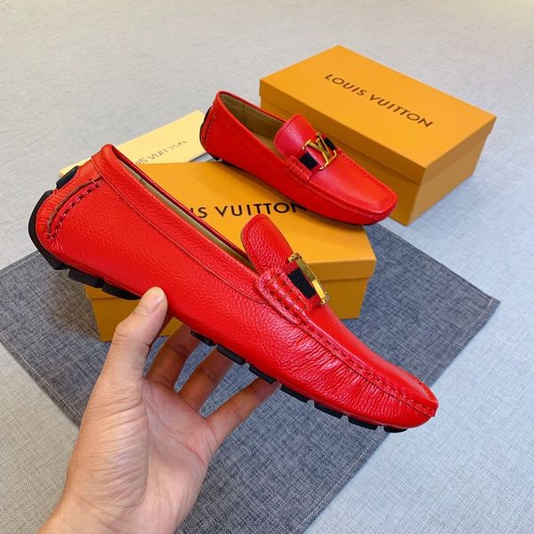 

2020 new qu men's daily casual leather shoes leather slippers men's driving shoes