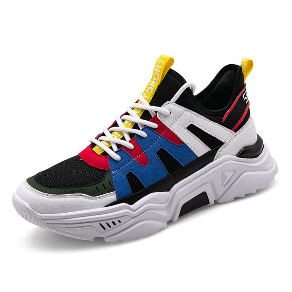 

2020 men casual shoes fashion male sneakers trend breathable men flats male comfortable leisure zapatillas homber, Black