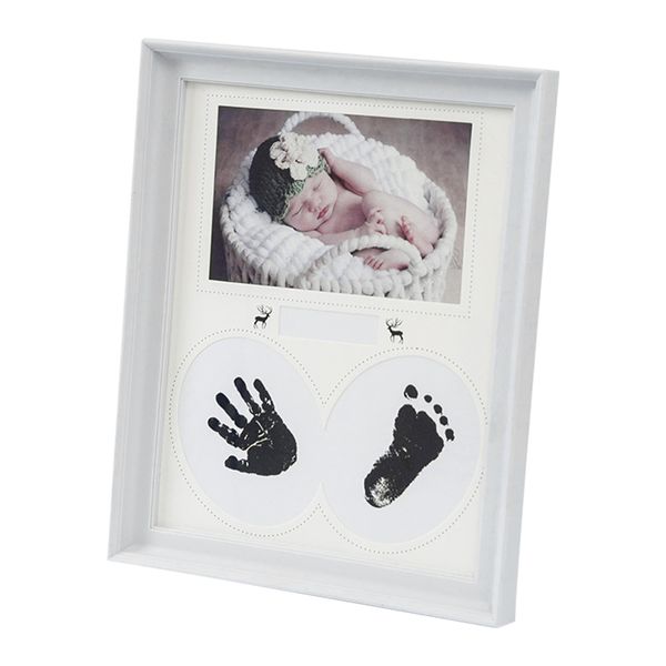 

home decor wall kid pictures birthday ink pad bedroom pvc gift p frame hanging newborn baby footprint handprint
