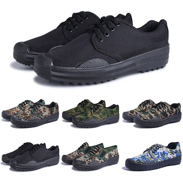 

2020 canvas casual shoes men women camouflage military camping hiking navy blue non-slip runner mens trainers sneakers size 36-44 color4