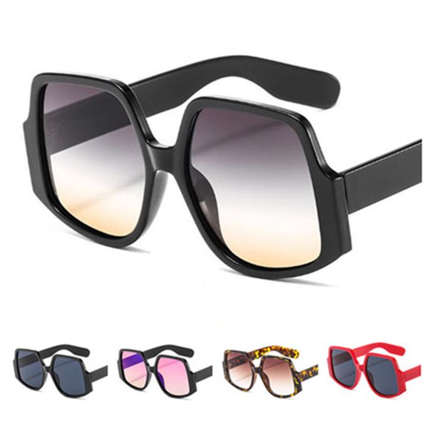 

fashion women & men sunglasses polygon sun glasse all-match goggles anti-uv spectacles thick frame eyeglasses sun glasses adumbral a, White;black