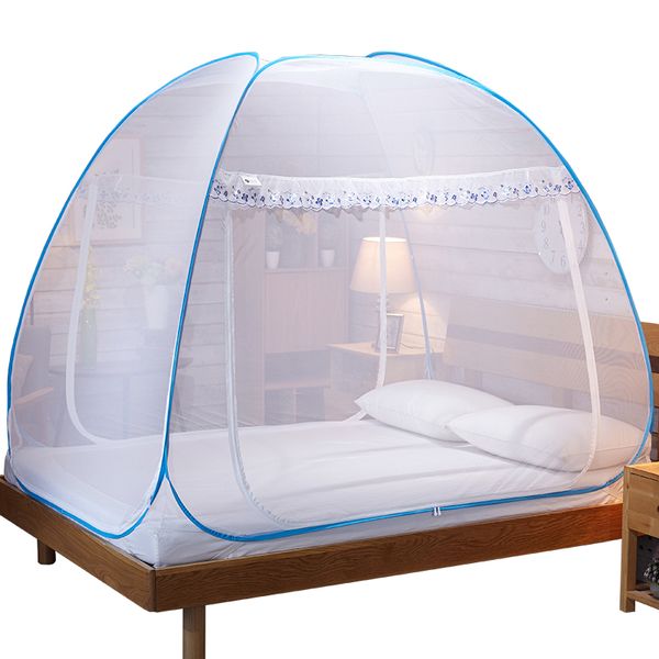

simple style mosquito net encryption yarn tent insect reject bed canopy for sigle double bed,bi-parting mongolian yurt mosquito