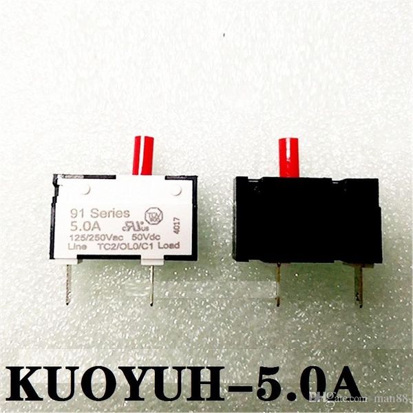 

circuit breakers kuoyuh current overload protector 91 series 5a taiwan instrument protector