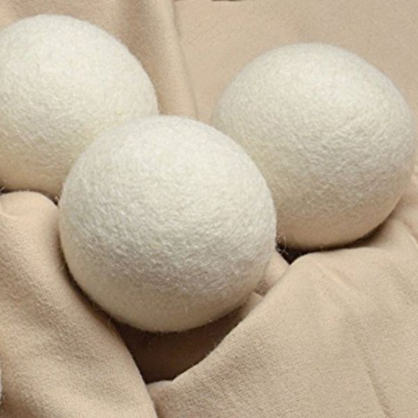 

wool dryer balls 7cm natural fabric softener 100% organic reusable ball laundry dryer balls for static reduces drying time