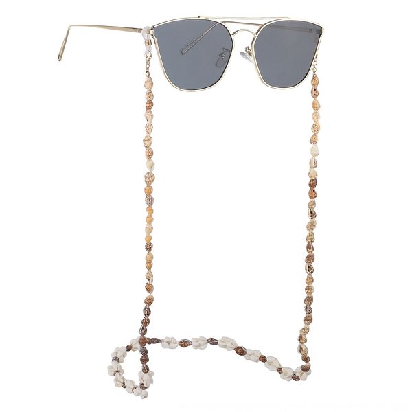 

7d0go simple hand-woven small conch chain anti-slip rope lanyard gold simple hand-woven small conch chain anti-slip rope lanyard glasses gla, Blue