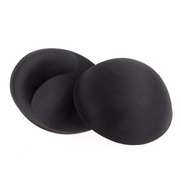 

1 pair summer swimsuit padding inserts sponge foam bra pads women chest cups breast bra bikini inserts chest pad three colors, Black;white