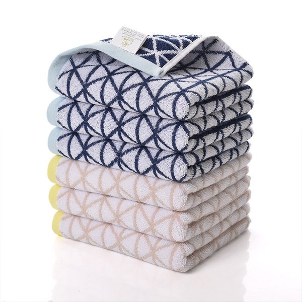 

cotton soft gird sports absorbent towels couple washing face towel adults children household travel towels 34*75cm