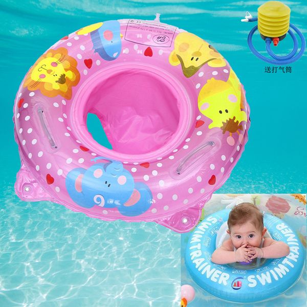 

thick inflatable swimming ring children pvc cartoon swimming supplies children ring