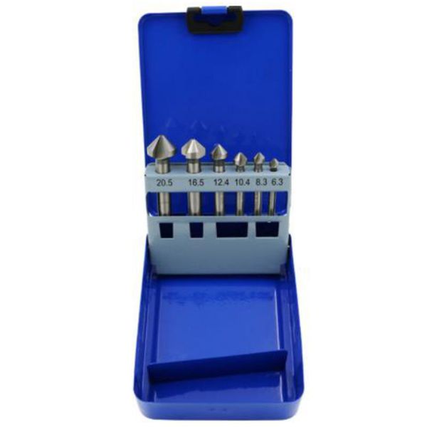 

6pcs boxed 90 degree chamfering end mill milling cutter bits for wood metal drill bit