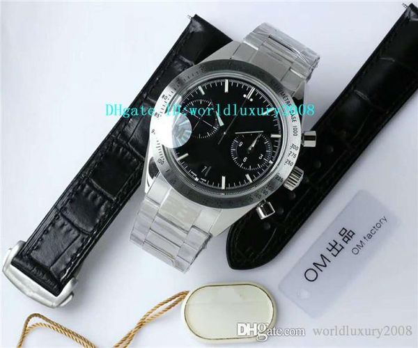 

Men watch coaxial 331 10 42 51 02 002 wi 9300 movement automatic chronograph 28800vph titanium teel apphire luminou black dial