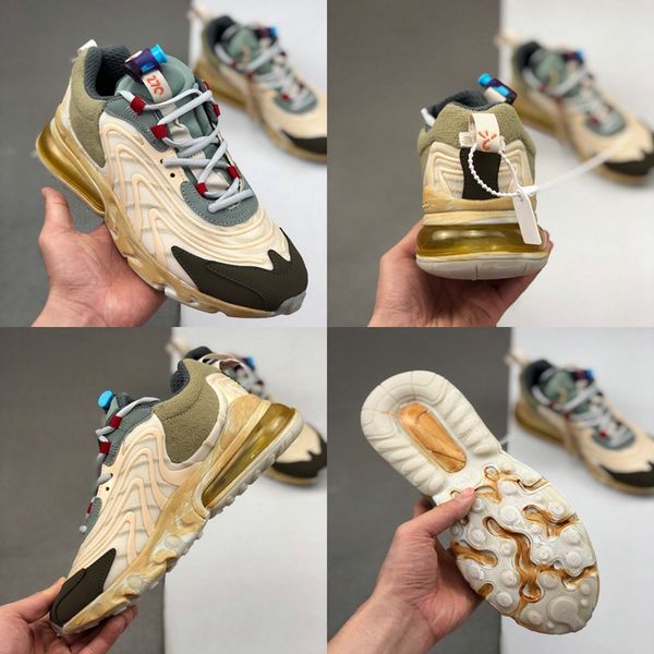 

2020 travis scotts 270 react cactus trails mens running shoes womens 270s trainers zapatos sports sneakers des chaussures 36-45