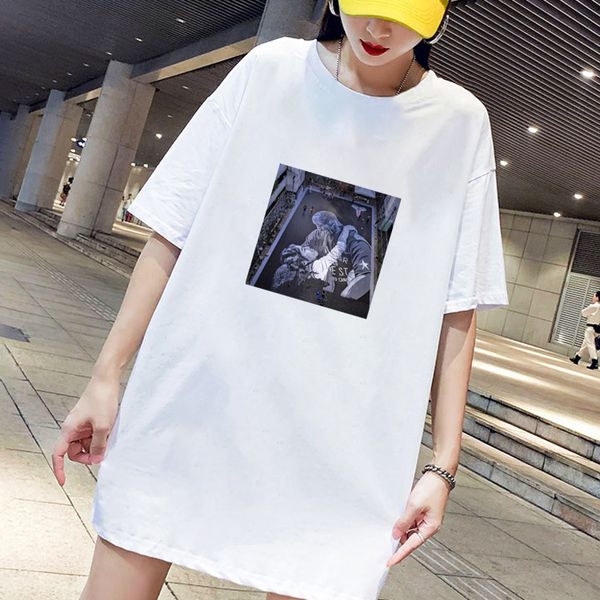 

женская дизайнерские платья 2020 лето мода спортивная одежда casual девушки printing платье женщина негабаритные тройники топ 2 цвета hot sa, Black;gray