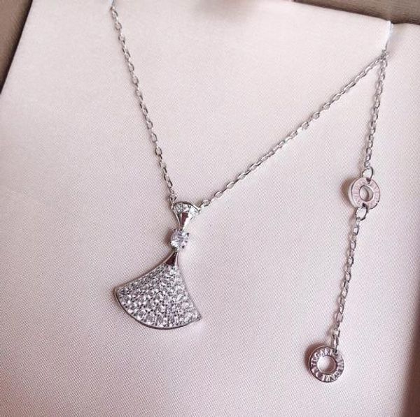 

classic luxury full diamond skirt s9luxury designer jewelry women necklace25 sterling silver wild designer jewelry