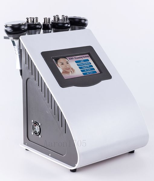 5 em 1 de ultra-sons de emagrecimento cavitação remoção de gordura vácuo RF máquina pele de radiofrequência multipolar aperto máquina beleza