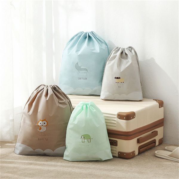 

drawstring bag travel portable clothes cosmetic packing organizers bags kids dolls toys package home storage pouch gift bag