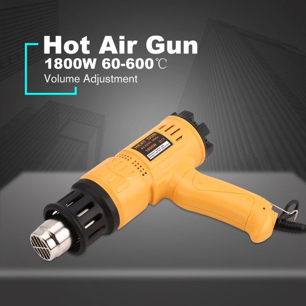 

1800w air gun thermostat heat gun air blower shrink wrapping thermal power tool soldering heat