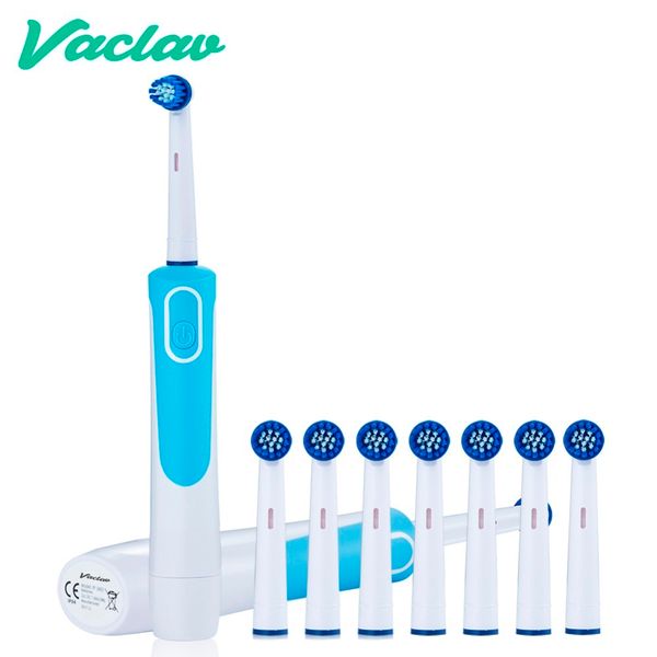 

vaclav new electric toothbrush electric sonic ultrasonic tooth brush rotating toothbrush operated rechargeable 2pcs aa battery