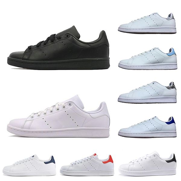 

women men new stan shoes fashion smith sneakers casual shoes triple white black green red leather sport size 36-45