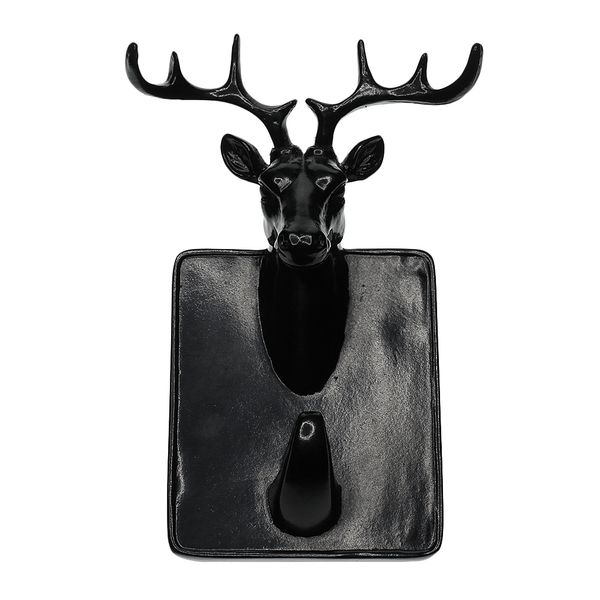 

2pcs creative animal head hook hook-wall hanging hook deer&giraffe