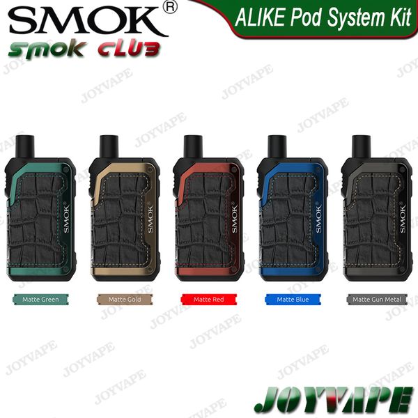 

Оригинальный SMOK Alike Kit Pod Mod System 40W 1600mAh с 5.5ml Pod Cartridge RPM Катушки IPX7 Tri герметичным Pod System Starter Kit