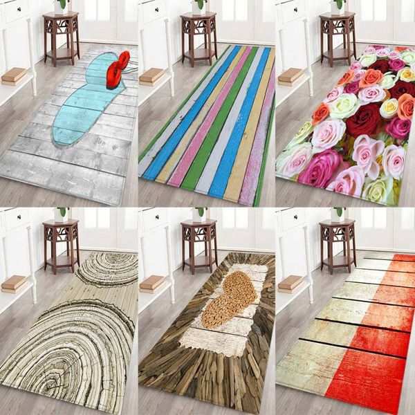 Grosshandel 3d Gedruckt Blumen Und Holzmaserung Muster Verdickt
