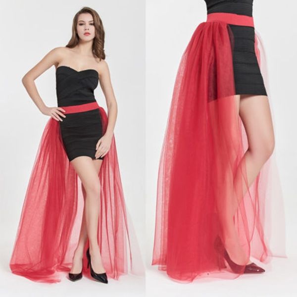 

4 layer tulle vintage rockabilly tutu petticoat dress, Black;pink