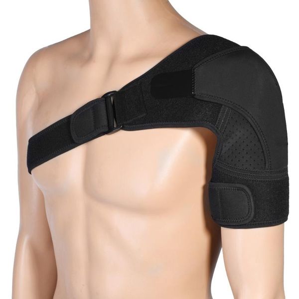 

neoprene pressure shoulder pad sports protection shoulder neoprene adjustable pad, Black;blue