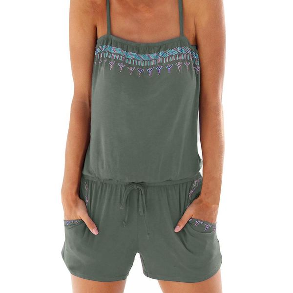 

женская bodysuit женщины свободный страус 2019 мода элегантные женщин отдыха повседневная мини дамы комбинезон summer beach rompers горячие, Black;white