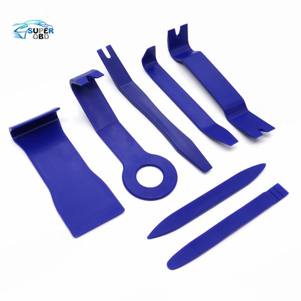 

7pcs hard plastic auto radio interior door clip panel opening tool repair tool