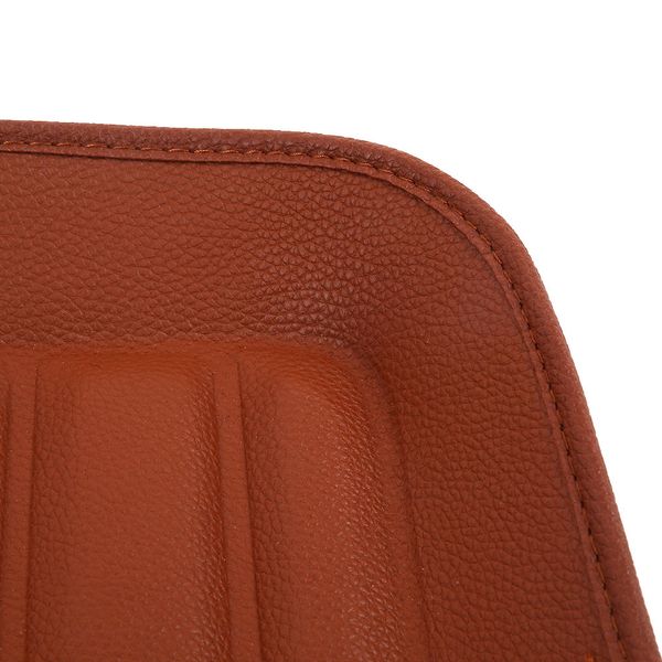 

5pcs brown auto carpet foot pad driving vehicles all-weather universal driver floor mat