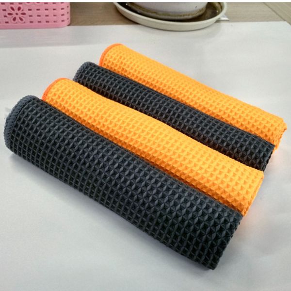 

40x40cm microfiber cleaning cloth car wax polishing detailing towel cleaning wash traceless duster cloth kitchen cleaner