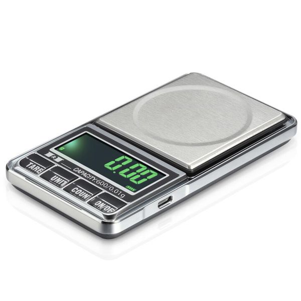 

100g-600g x 0.01g usb powered electronic scale digital pocket libra jewelry scale balance joyeria balanca weighing weight scale