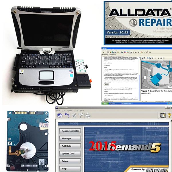 

2019 автомобиль диагностический ноутбук Toughbook cf19 с alldata10.53 mitchell alldata 2in 1 с 1 ТБ HDD 1 год