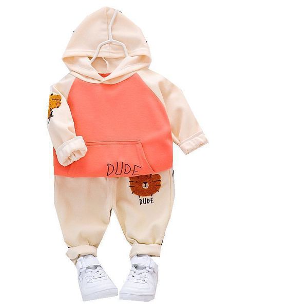 

2020 новая весна одежды детей детские мальчики девочки cartoon hooded t рубашка брюки 2pcs / наборы детская одежда infant toddler спортивная, White