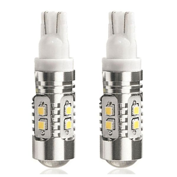 

2pcs t10 50w led high power 6000k white backup reverse light bulbs