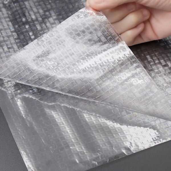 

3d texture 3d glass reflective foil laser no adhesive electrostatic adhesive film home decoration glass window decoration