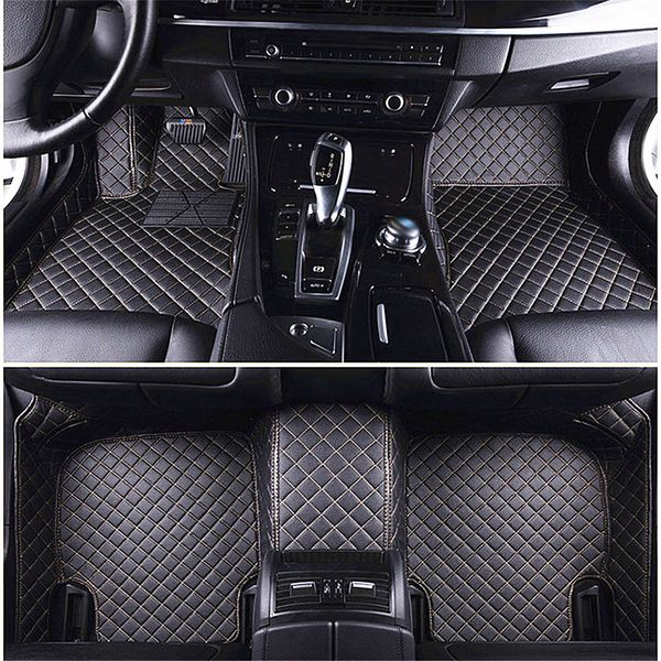 

ZHIHUI Custom 5D Leather Waterproof Carpets for ACURA MDX RDX ZDX RL TL CDX ILX TLX TSX RSX Car Floor Mats Front Only Car Floor Mat Set