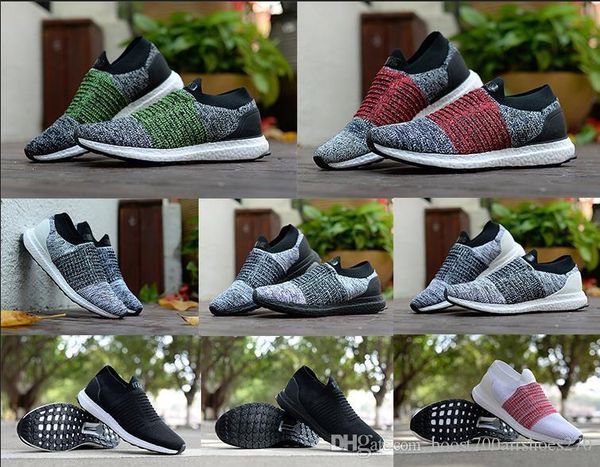 

new designer fashion luxury shoes men ultraboost laceless women wave runner running mens ultra training chaussures sneakers, Black