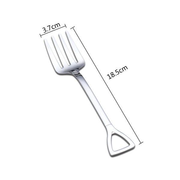 

creative stainless steel spoon fork tableware tool cutlery wrench shovel shape kitchen accessories