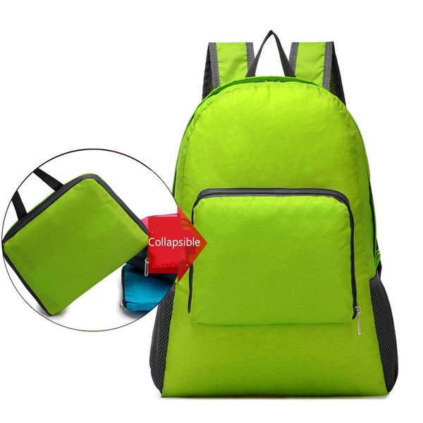 

collapsible folding backpacks women outdoor backpack fashion casual sports bag men mountain travel bag